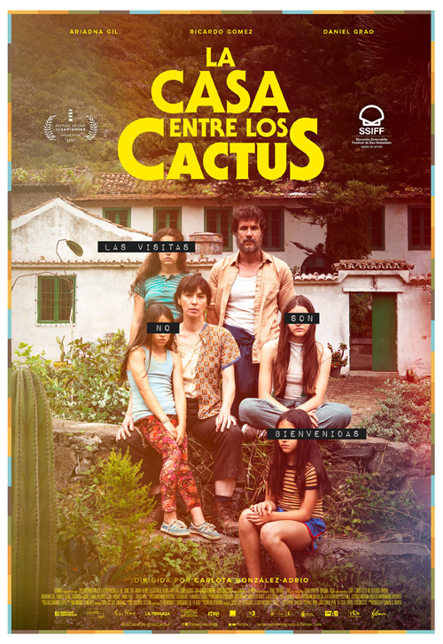 cartel la casa entre los cactus