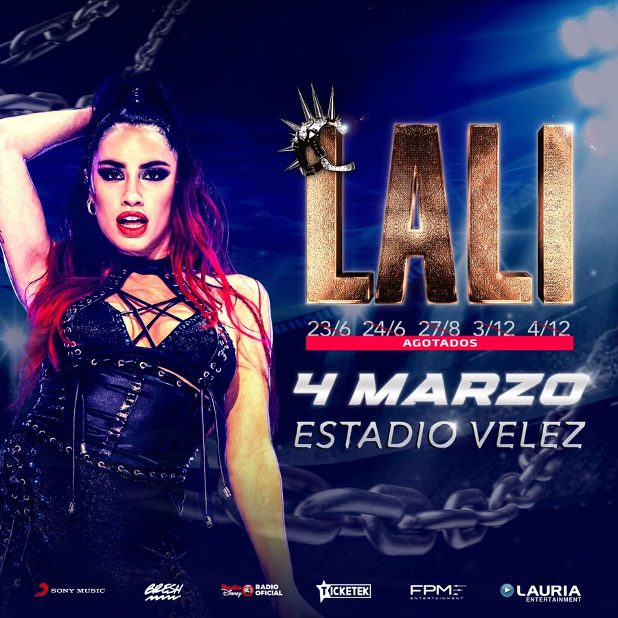 Lali llega al Estadio Vélez con su Disciplina Tour 1 lali velez