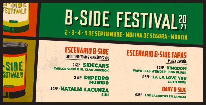 El B-Side Festival 2021 aterriza en Murcia la primera semana de septiembre 1 b side festival e1680778194918