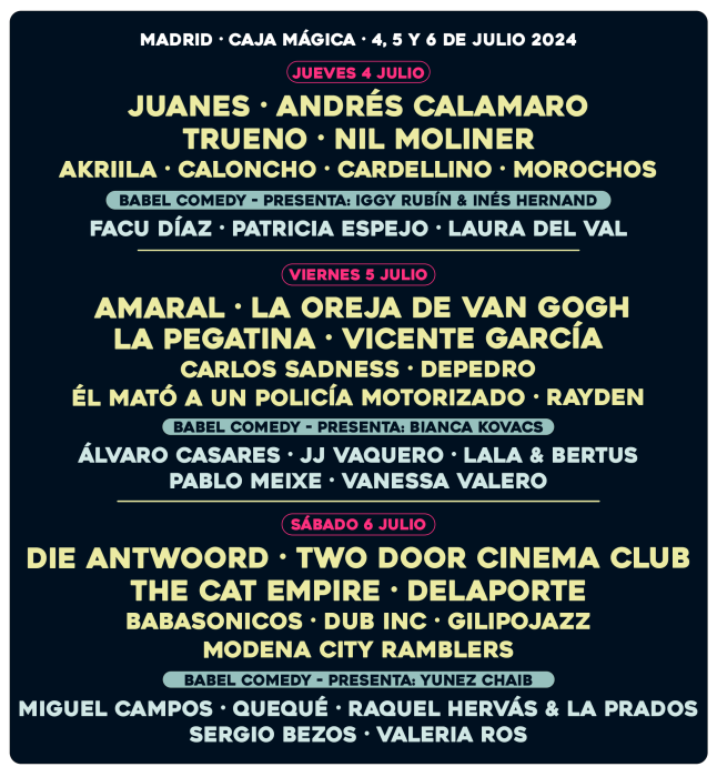 Llega el Festival Río Babel 2024 a Madrid para la apertura del verano 2 festival rio babel 2024 e1713982788438