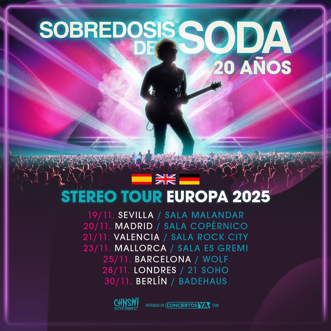 sobredosis de soda stereo tour